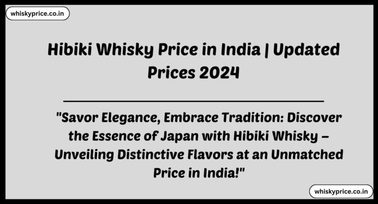 Hibiki Whisky Price in India