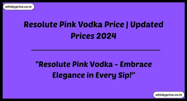 Resolute Pink Vodka Price