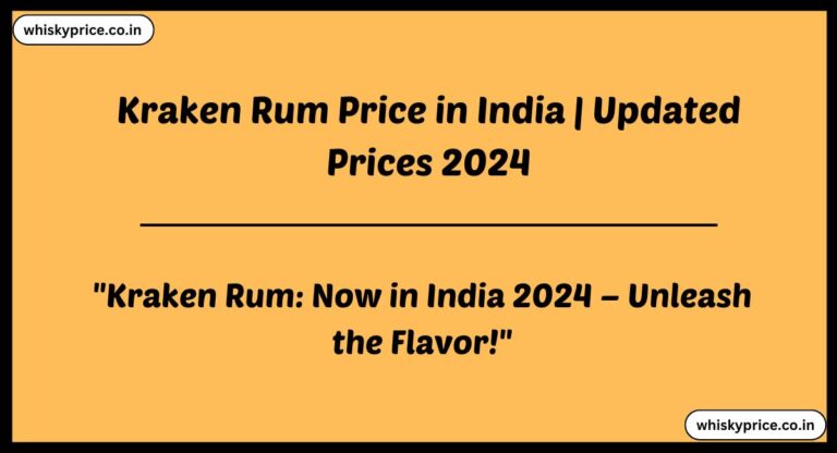 Kraken Rum Price in India
