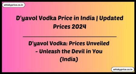 D'yavol Vodka Price in India