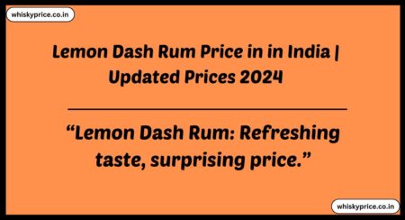 Lemon Dash Rum Price in in India